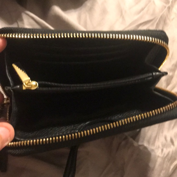 Tory burch wristlet purse, black - Picture 3 of 3